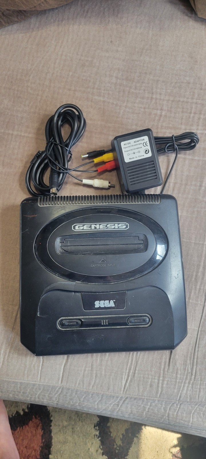 Sega Genesis Model 2 (1993) Console Bundle w/ Controller Power Supply & AV Cable