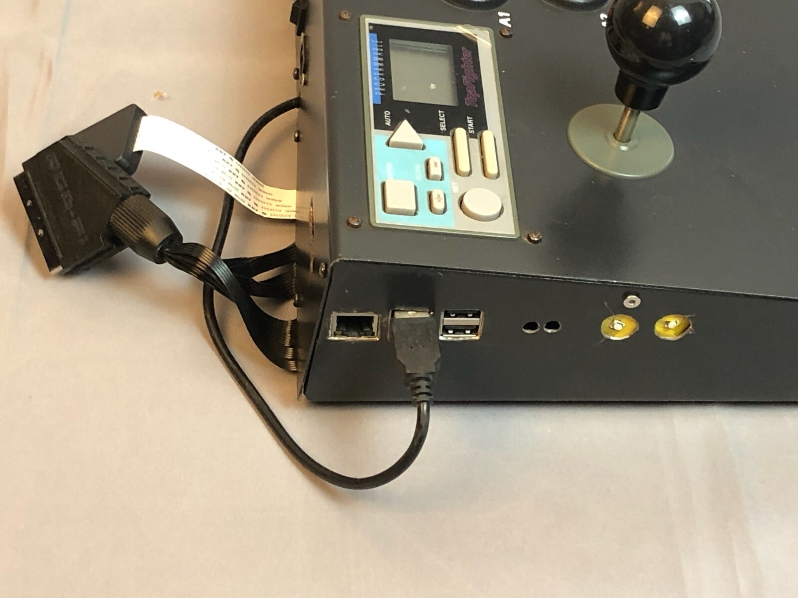 Joystick Arcade, Raspberry Pi 3B+ (plus), RGB-Pi SCART RGB, Micro SD 64GB, PSU