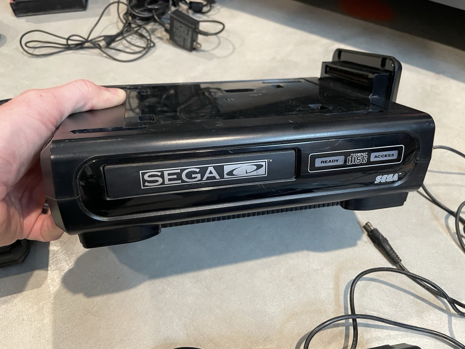 Model 1 Sega Genesis And Sega CD – Tested – See Decription
