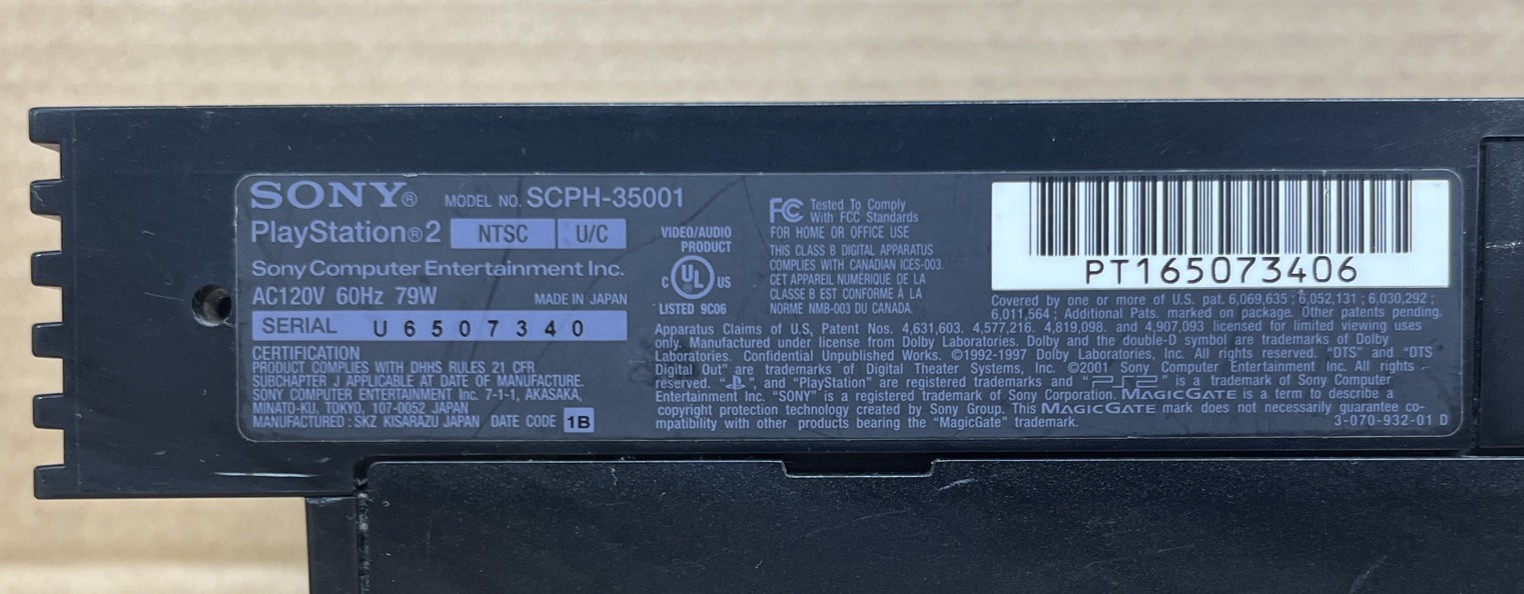 PS2 Fat Console Only SCPH-30001 Fully Tested And Working Good Condition