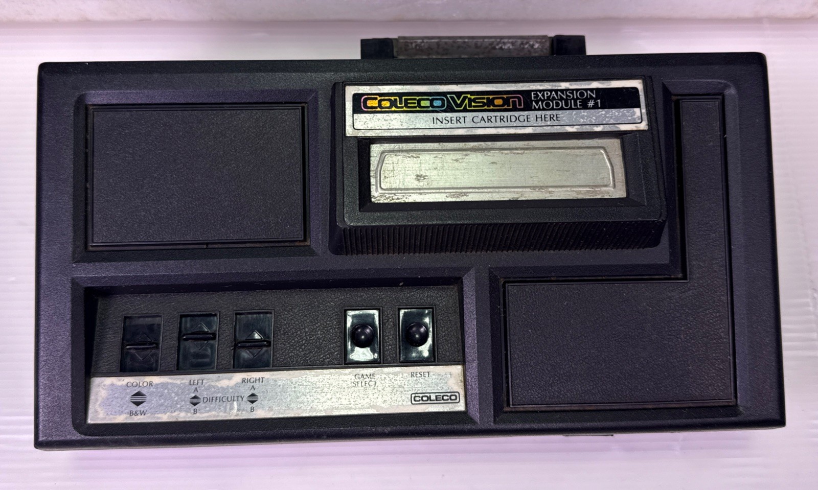 ColecoVision Video Game Console Model 2400 & Expansion Module #1 Bundle Untested