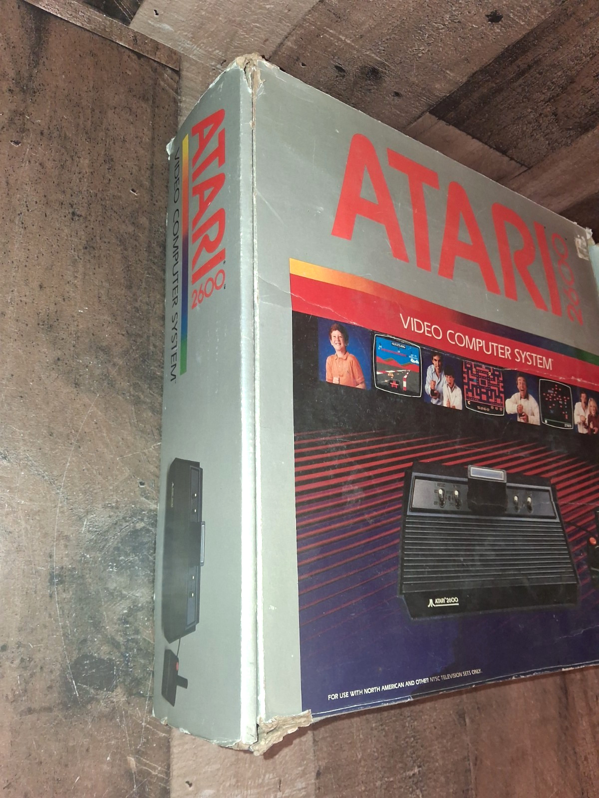 Vintage Atari 2600 Video Computer System 1984 Untested w/Box Paddles Read