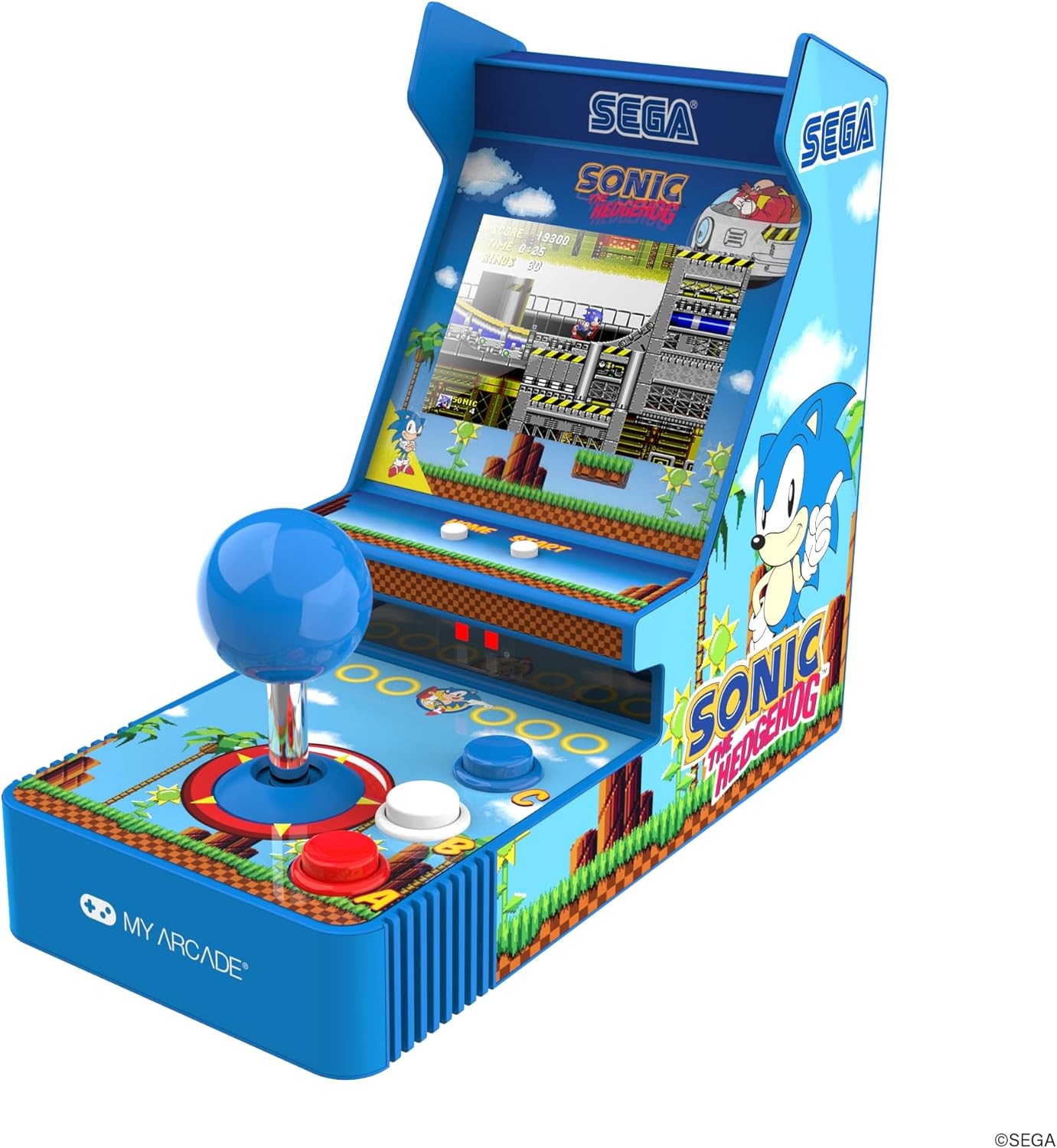 My Arcade Sonic The Hedgehog Joystick Player Sonic 2in1 Sega Classic Arcade 3.5″