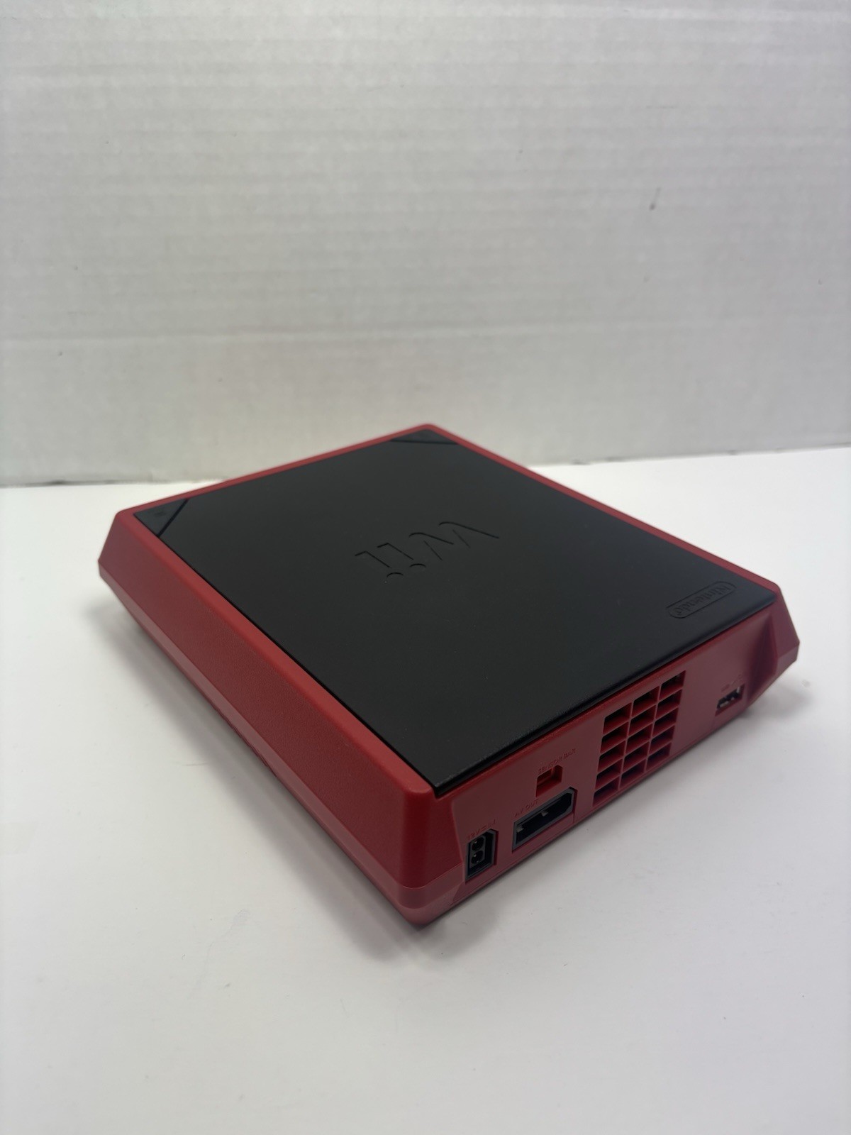 Nintendo Wii Mini Game Console Red Black RVL-201 Wii Sports Bundle | Tested