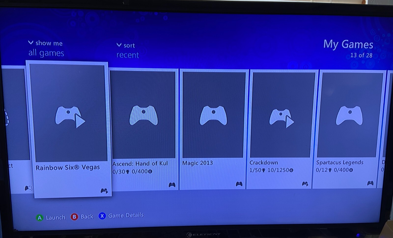 Xbox 360 S Slim Bundle 250GB Console 2 Controllers Cables 28 Games Tested Works