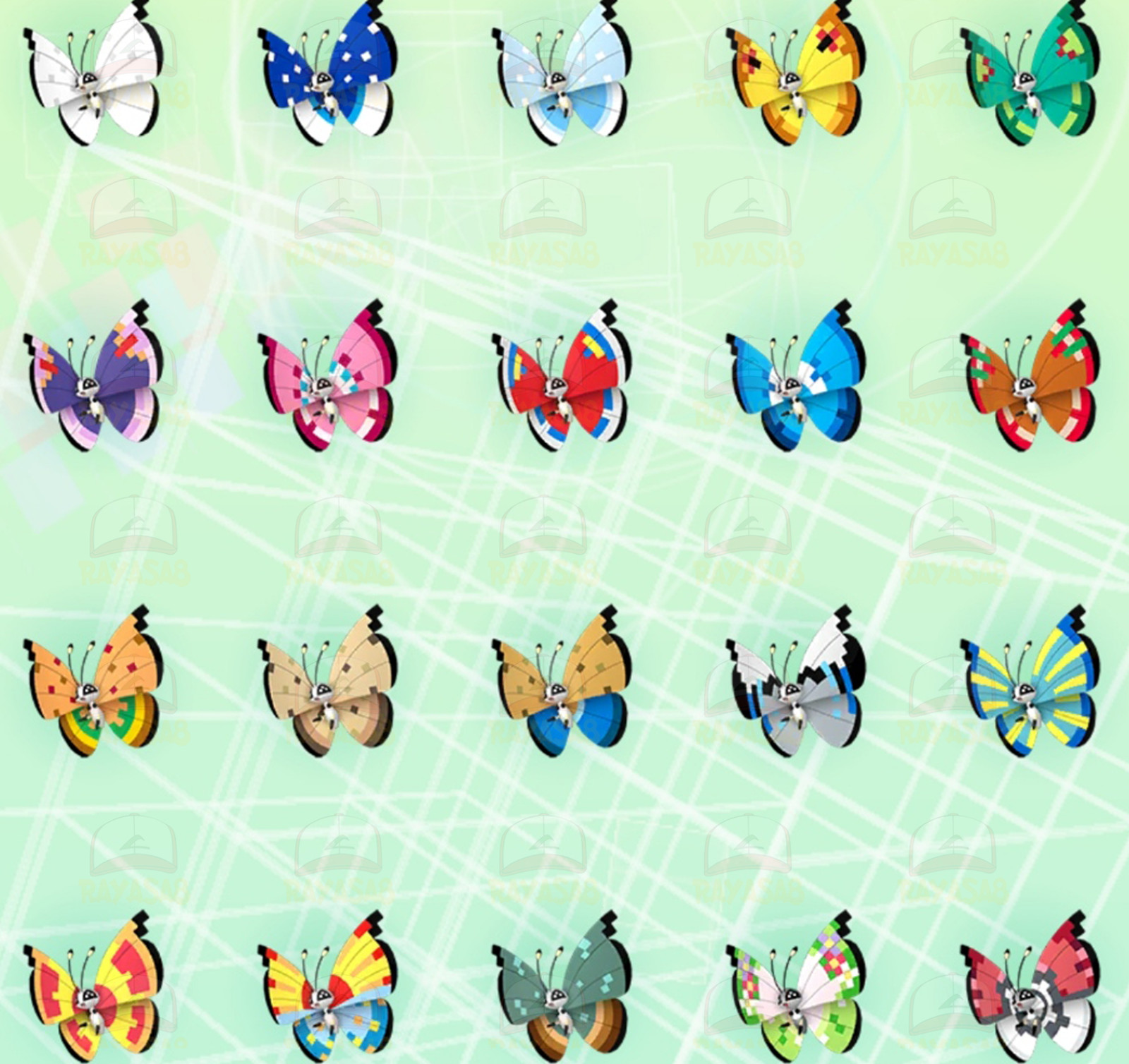 Vivillon Forms Rare Shiny 6iv Non Shiny Best Stats Pokemon Home