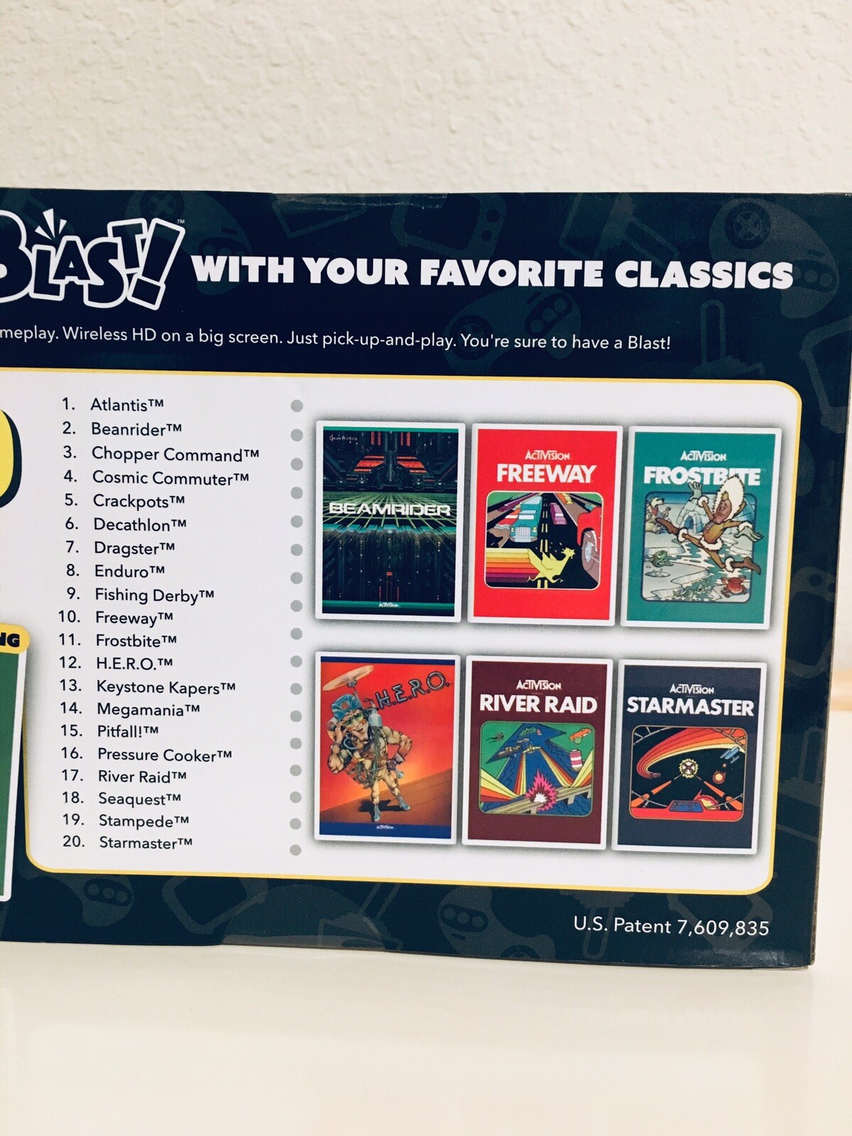 Activision FLASHBACK BLAST! Pitfall, RiverRaid, 20 Built-in Retro Games HDMI WOW