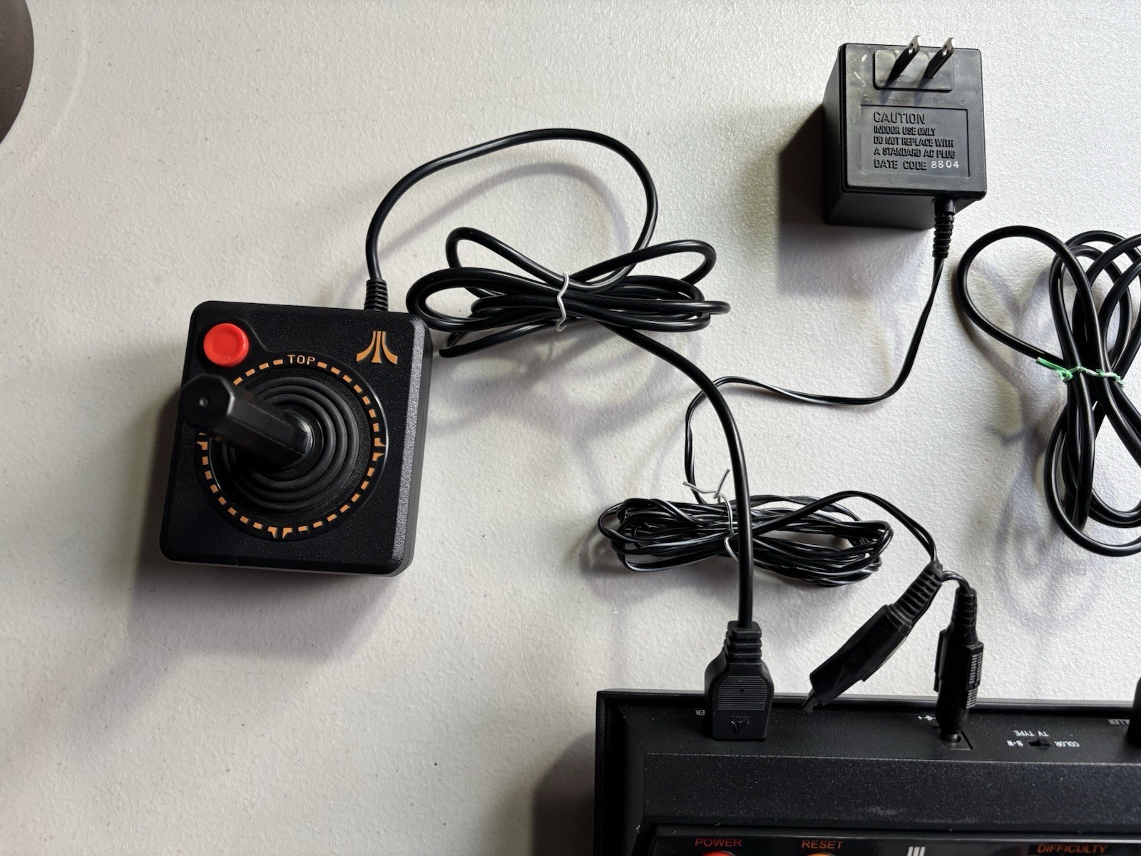 Atari Flashback 2 Video Game System with 2 Controllers, Power Sup. & RCA Inputs