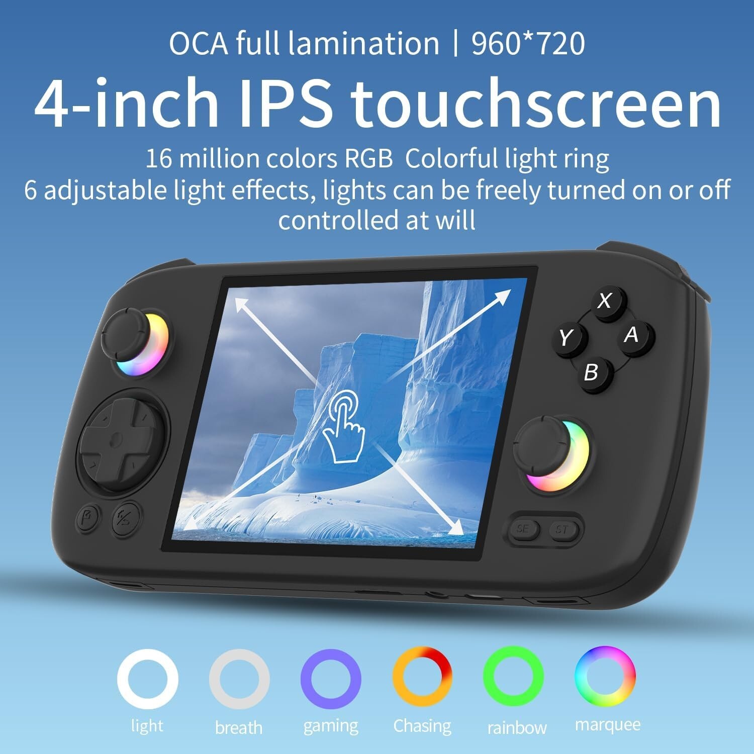 RG 406H Retro Handheld Game Console with 4-inch IPS Screen RGB
