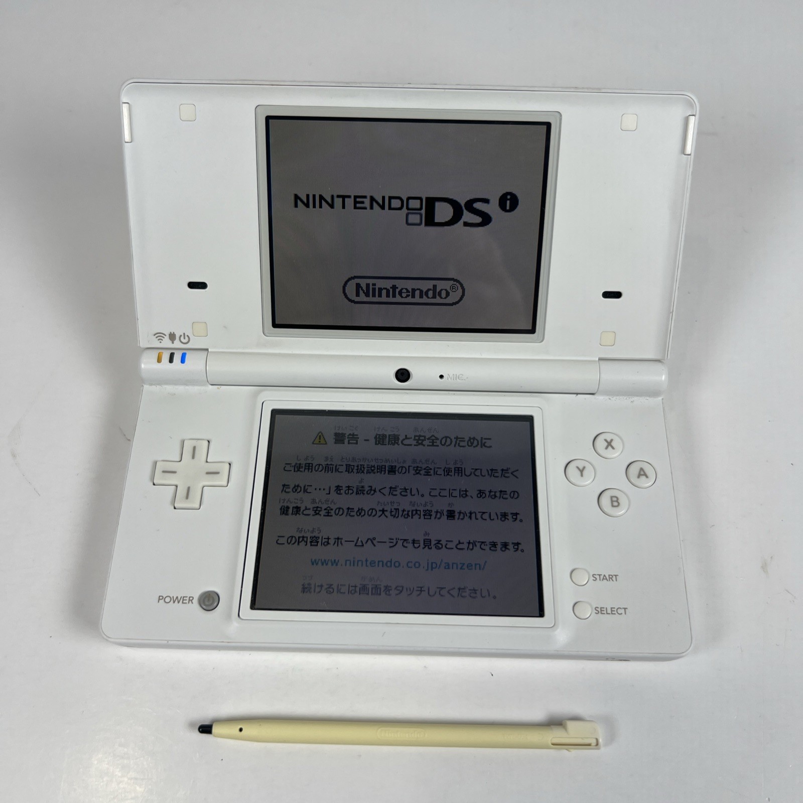 Nintendo DSi Console Japan Tested Working w/ Stylus -10 games