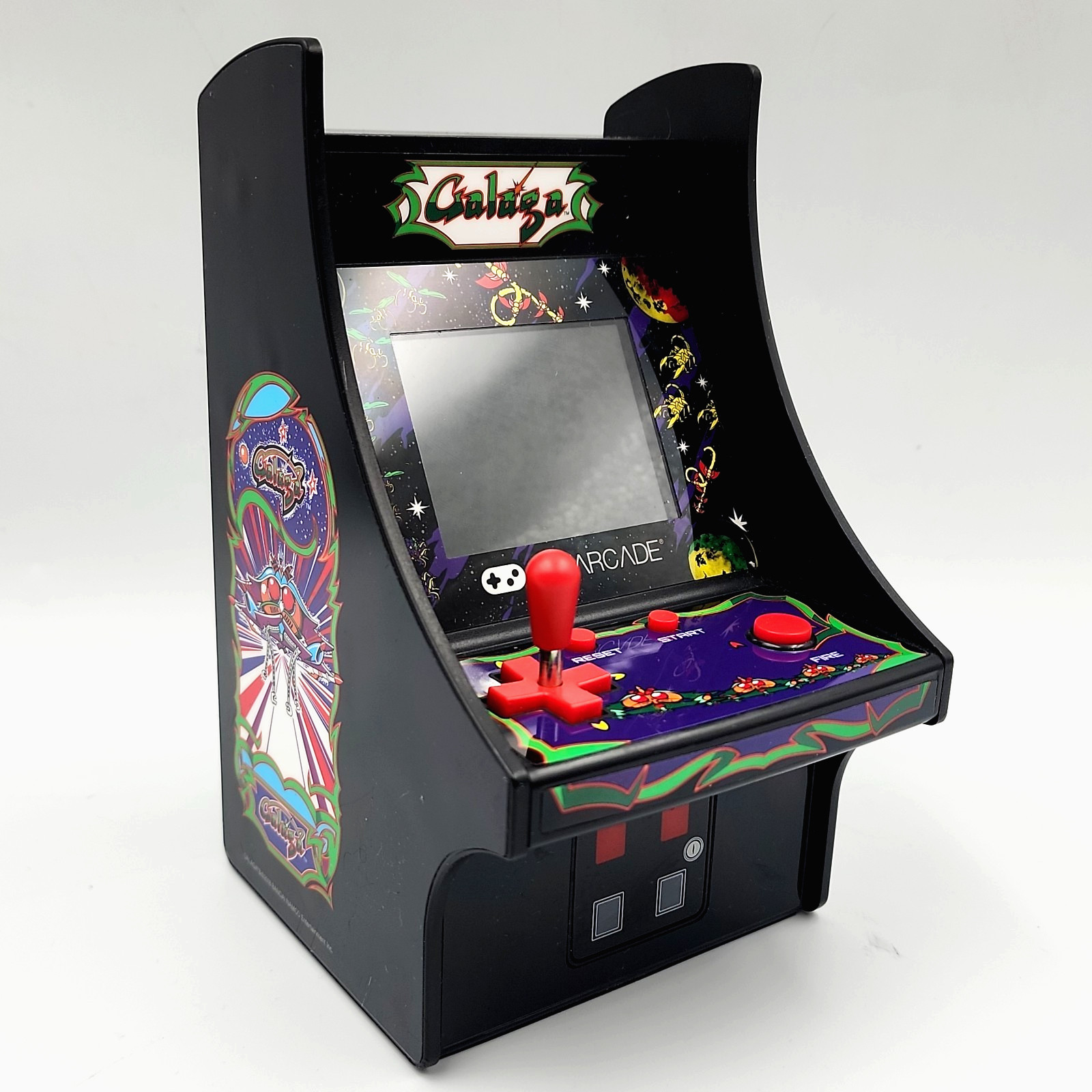 My Arcade Galaga Micro Player Mini Arcade Game Tested Working 2018 Batt Cover mi