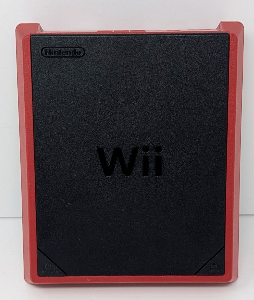 Nintendo Wii Mini Red RVL-201 Console Bundle w/ Crash Mind Over Mutant & More!