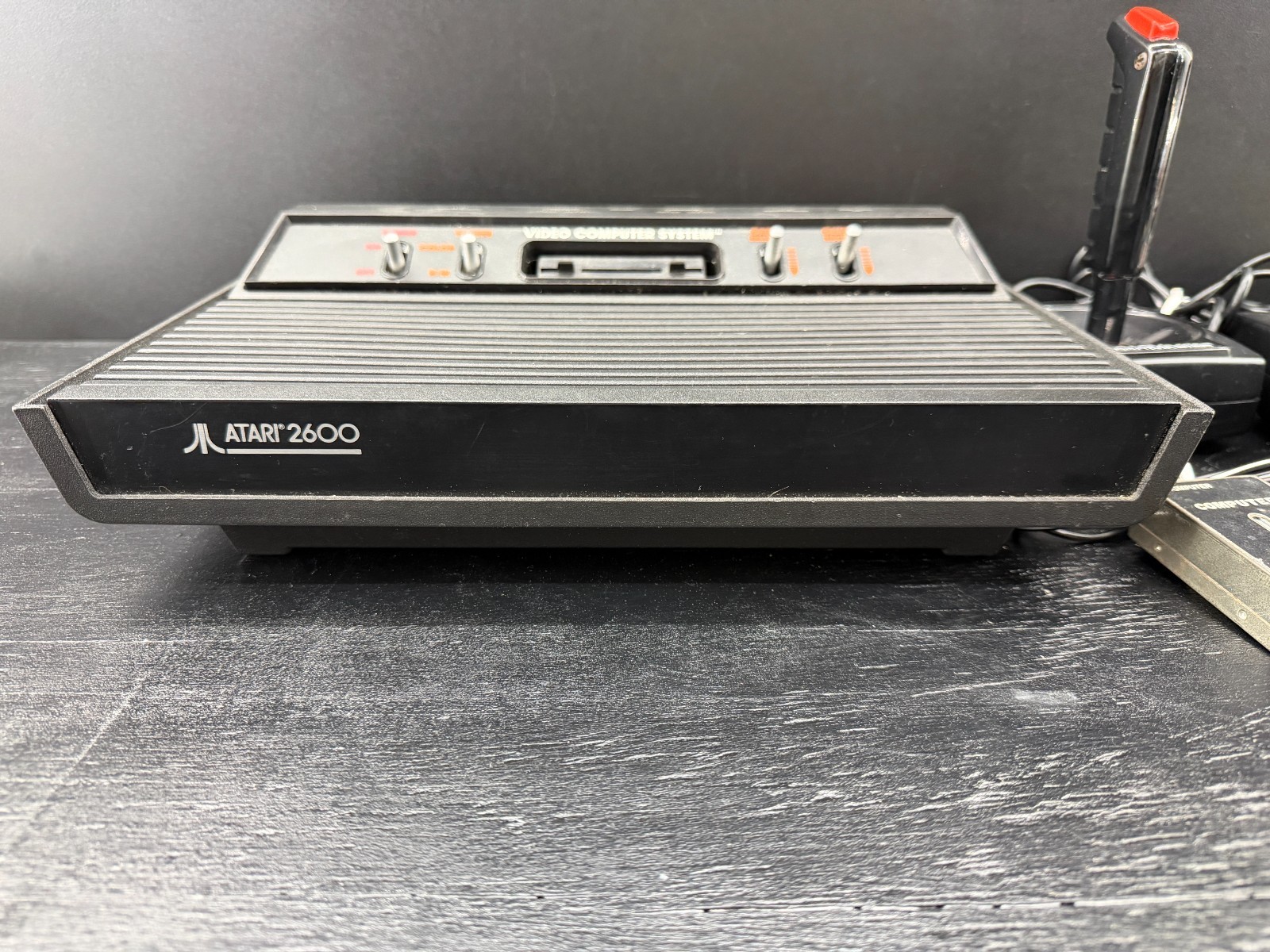 Atari 2600 Darth Vader CX-2600A Console Lot of 8 Games Pac-Man Asteroids Frogger