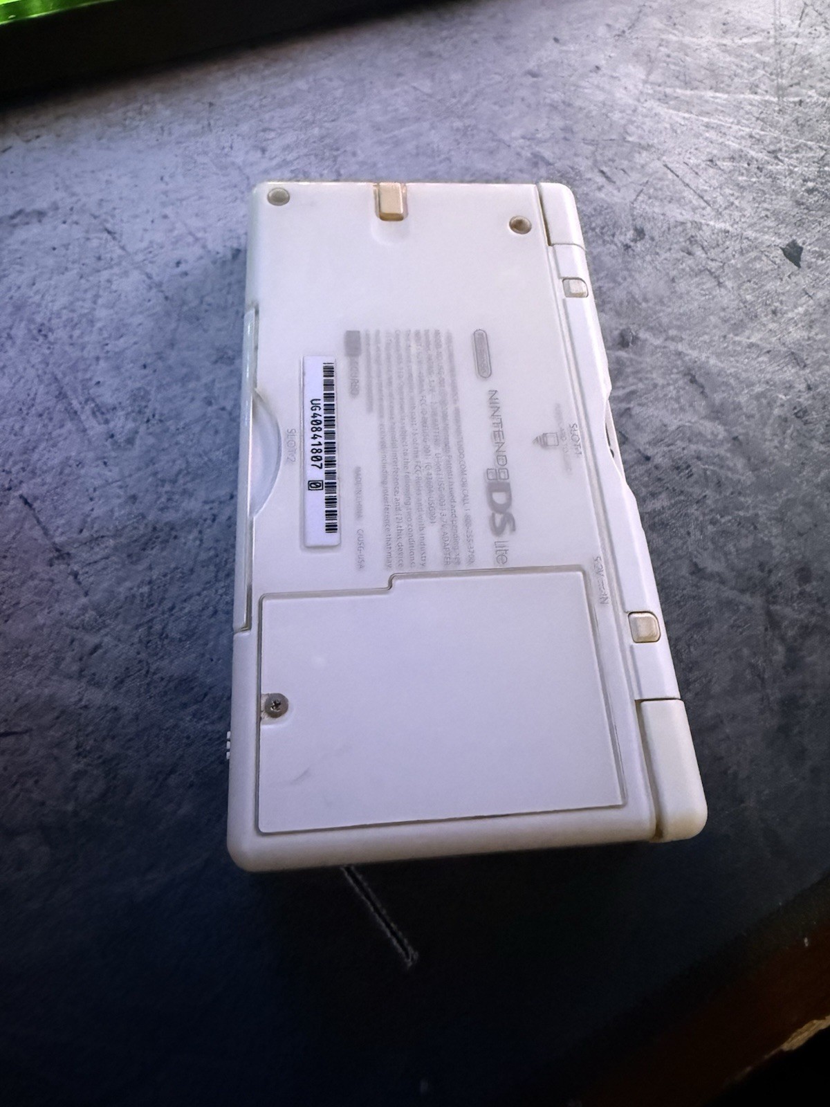 Nintendo DS Lite Console USG-001 Polar White Tested & Working Great Condition