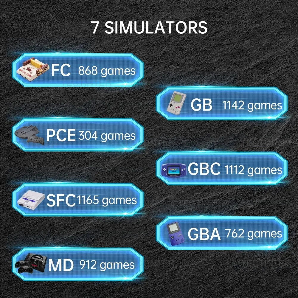6000+ Emulation portable console