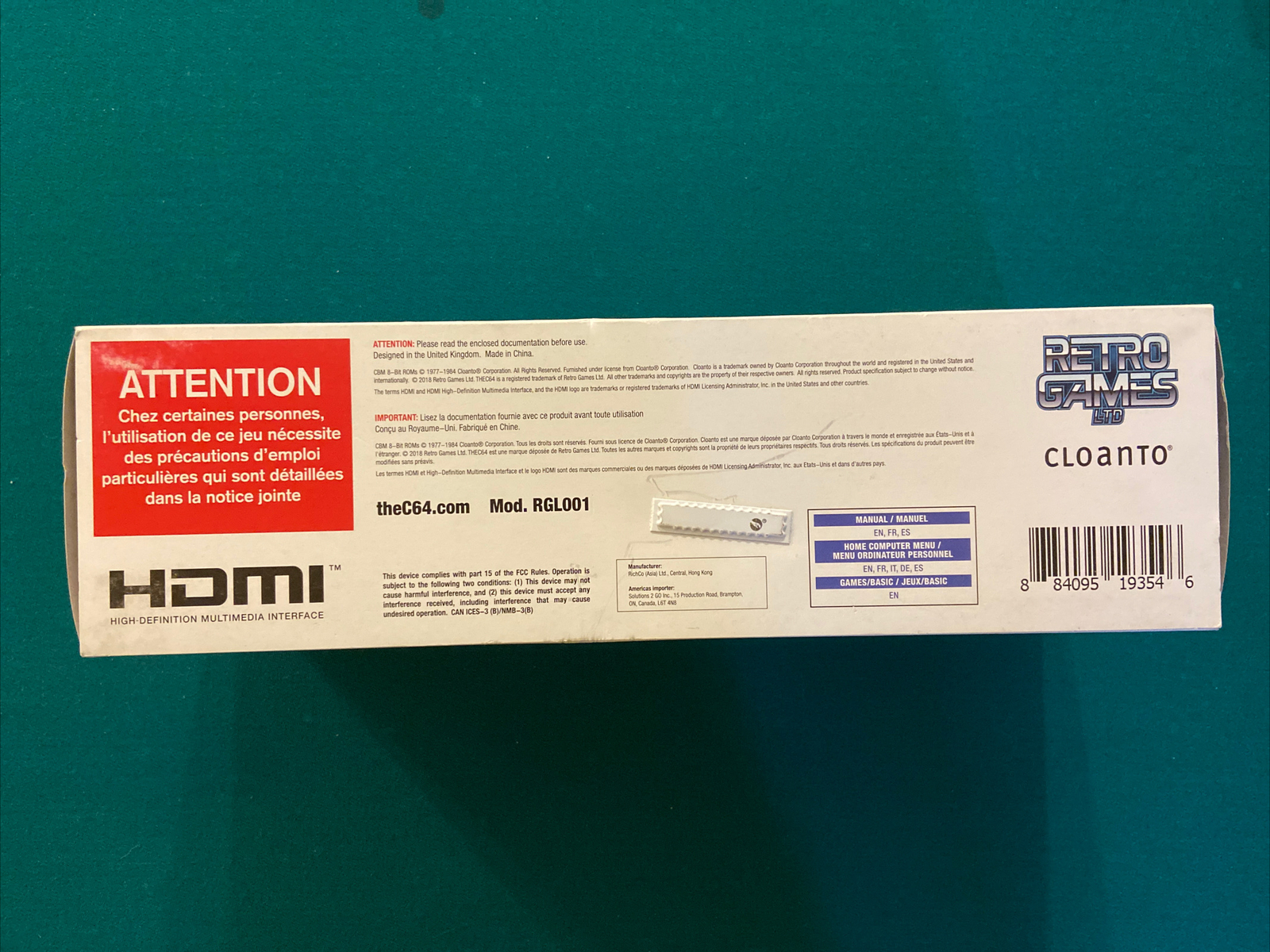 COMMODORE 64 Mini C64 – 100% NEW & Sealed