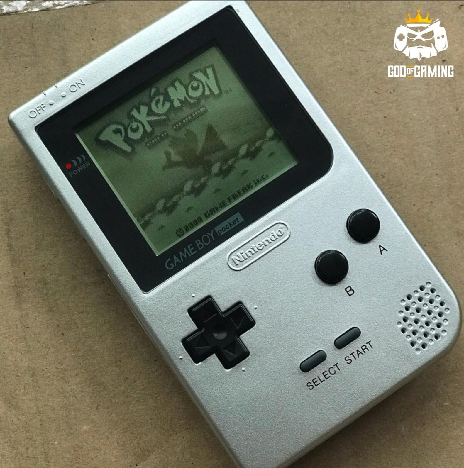 *NEW GLASS SCREEN* Nintendo Game Boy Pocket GBP Silver System NEW
