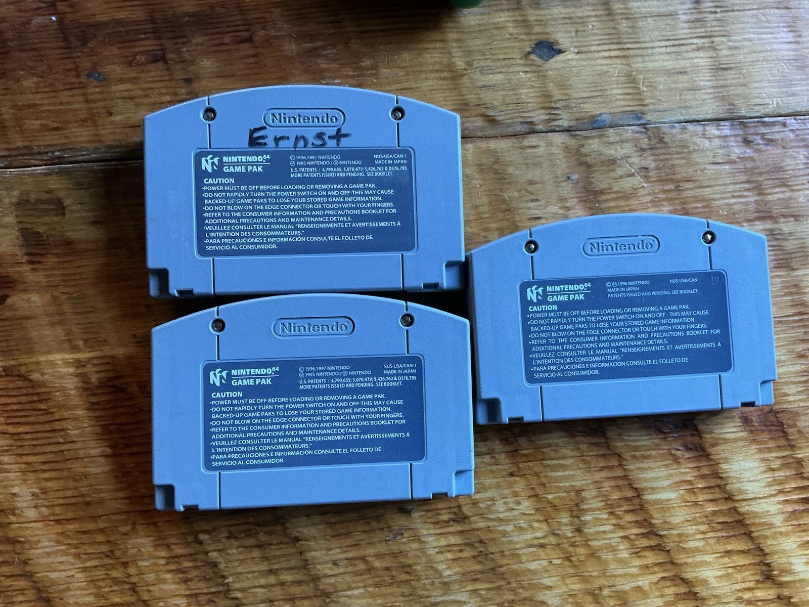Nintendo 64 N64 Black Console Bundle With 2 Controllers 3 Games Tested Working