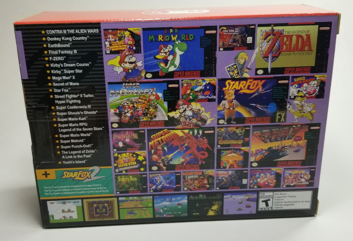 Super Nintendo Classic Mini Authentic SNES Entertainment System 21 Games NEW