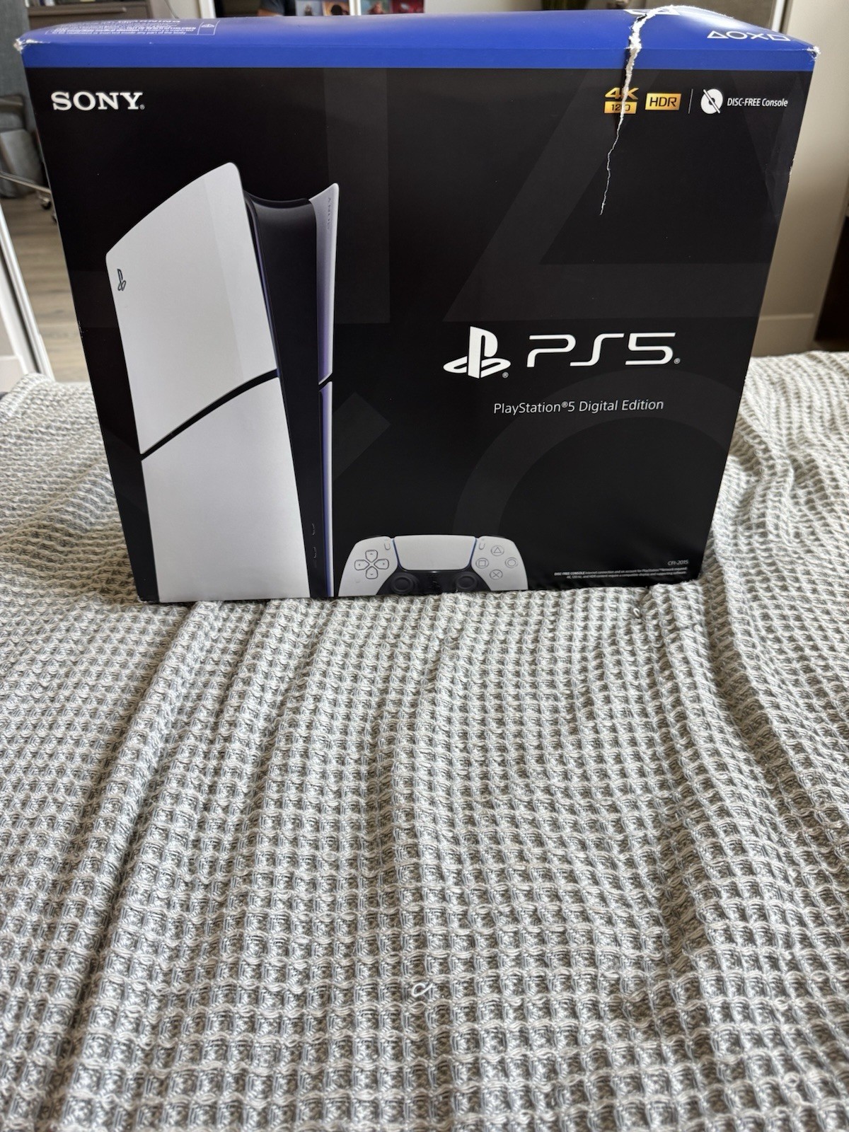 BOX ONLY — Sony PlayStation 5 PS5 Digital Edition 1TB 4K HDR HDMI Console CFI