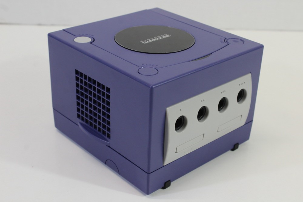 Nintendo Gamecube Console Indigo Purple LED NTSC-U/C DOL-001 GC PLAY US GAMES