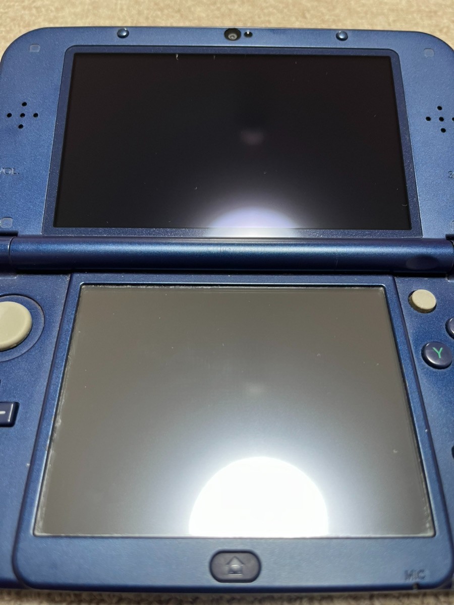 New 3DS LL XL Metalic blue Japan Nintendo Console region Japanese B880 dual IPS