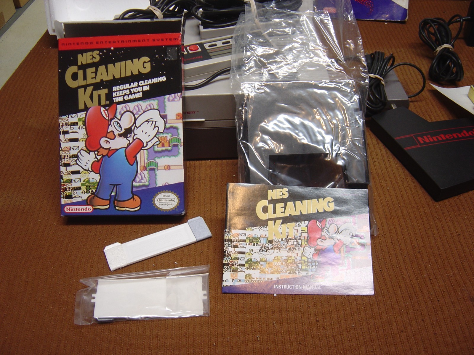 Nintendo NES Control Deck w/box, Styrofoam, 35 Games and More! Sold “As Is”