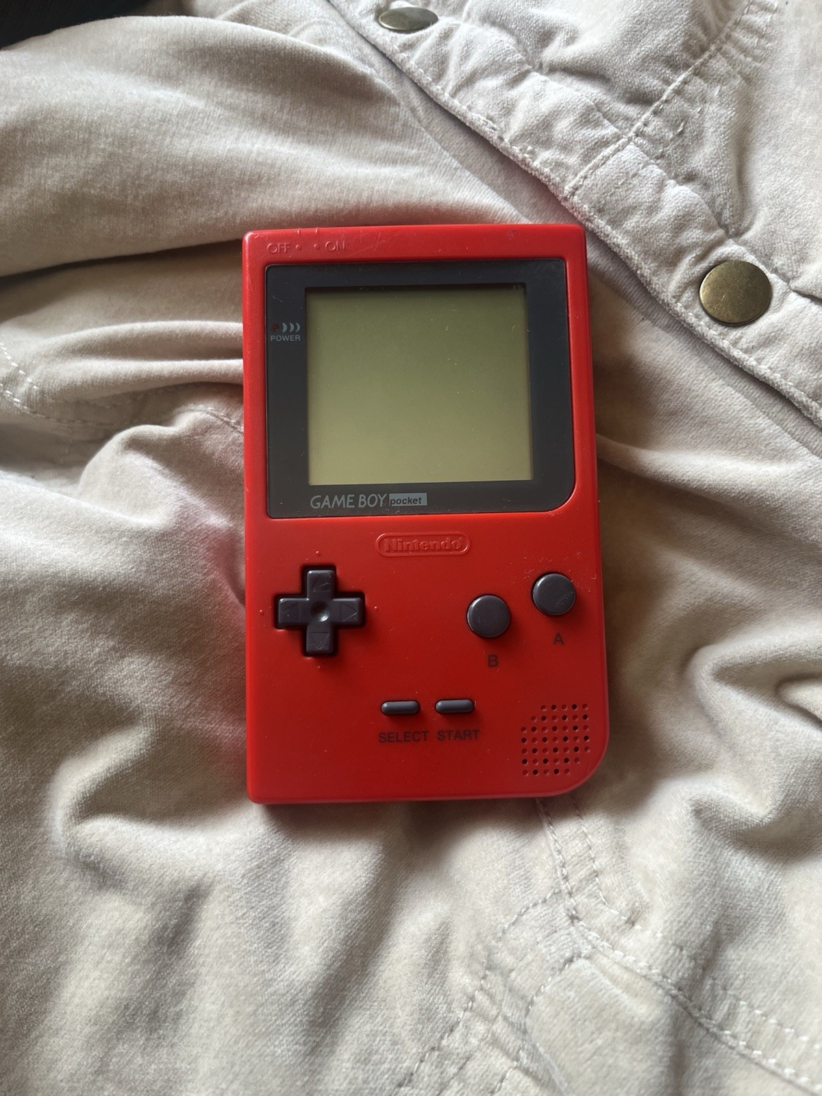 Nintendo Game Boy Pocket – Red Untested