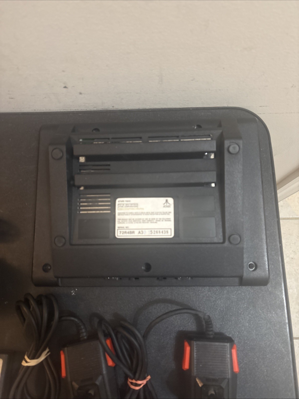 Atari 7800 ProSystem Console 2 OEM Controllers All Cords With Choplifter Game