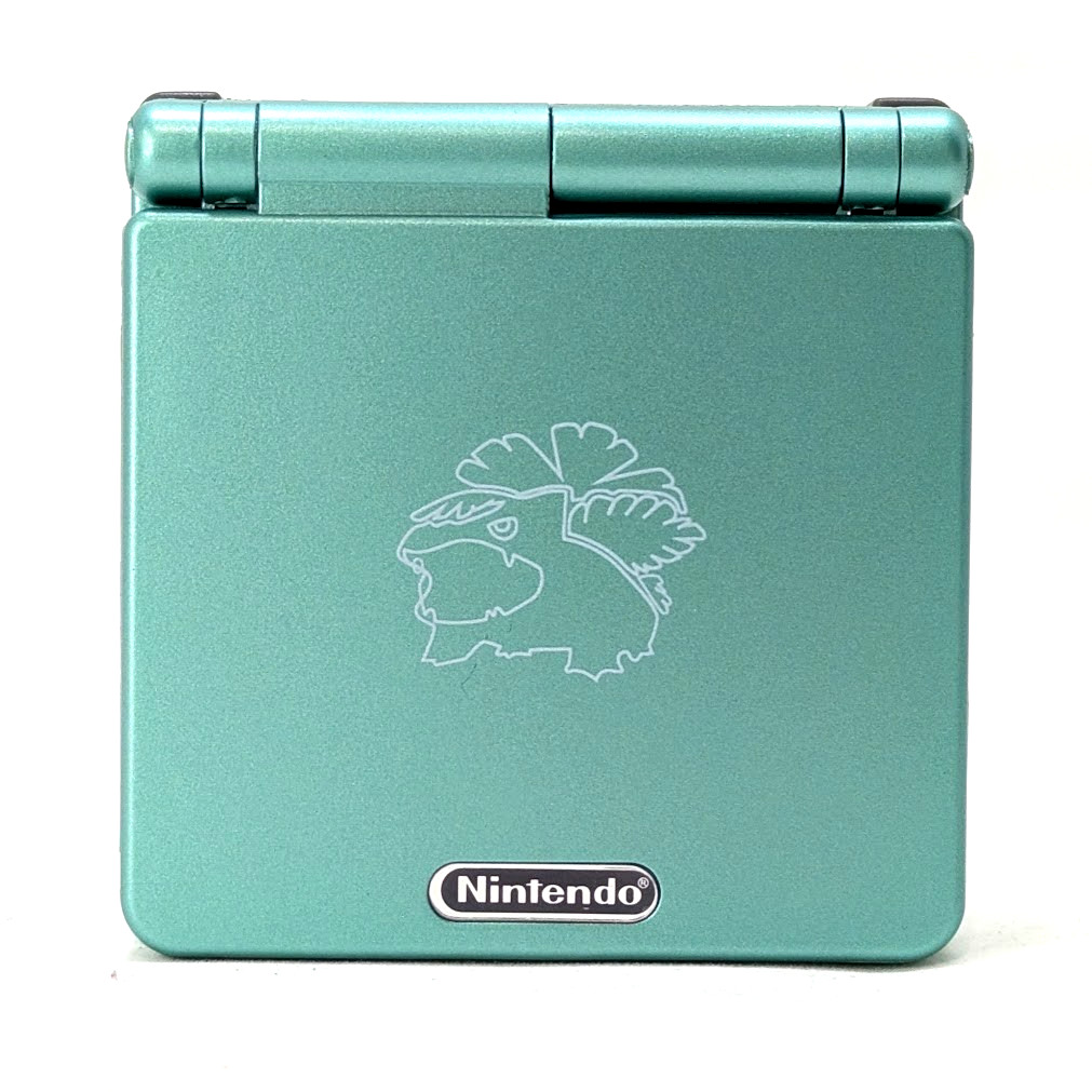 GameBoy Advance SP Venusaur Edition Type-C IPS LCD Handheld Console Tested JAPAN