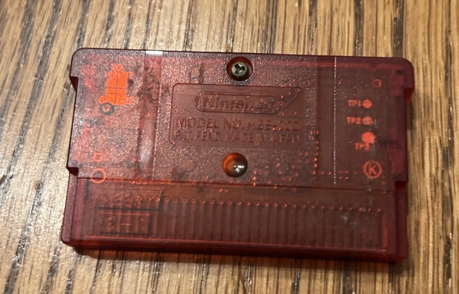 Nintendo Game Boy Micro 20th Anniversary Edition Famicom charger Pokemon Ruby