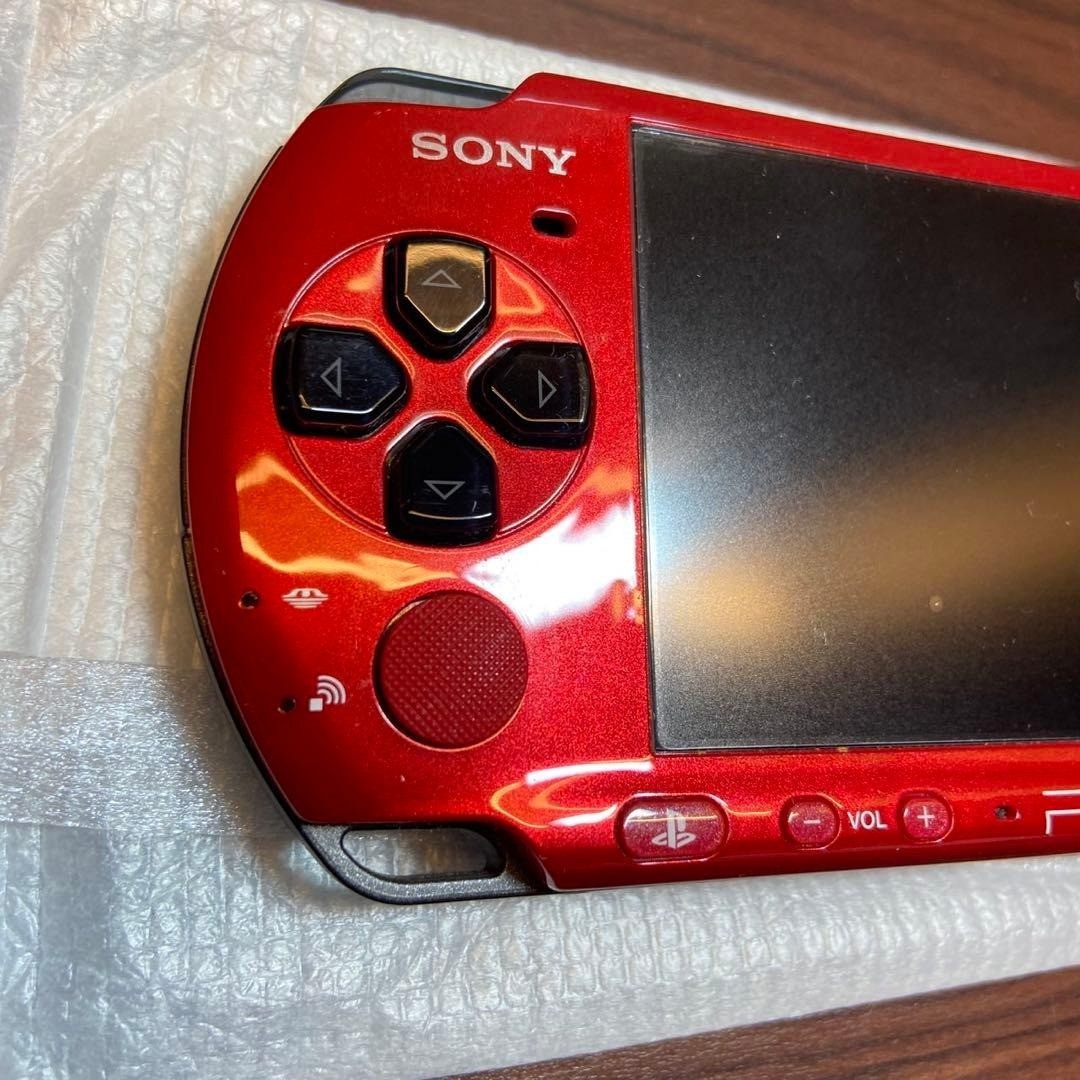 SONY PSP 3000 Value Pack Red Black Console Japan Import PlayStation Portable