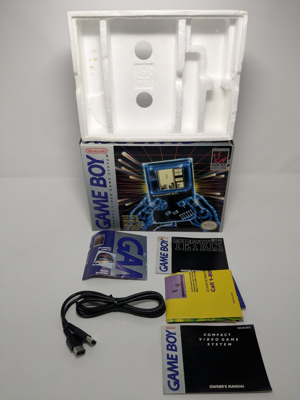 Nintendo Game Boy Original DMG-01 Console Box and Inserts ONLY! NO CONSOLE