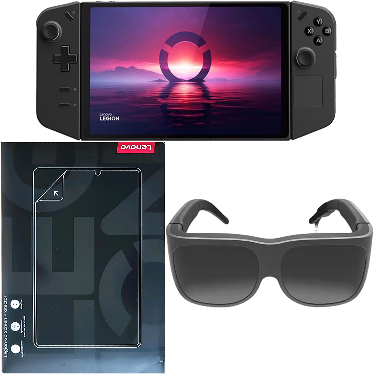 Lenovo Legion Go + Screen Protector + Glasses Shadow Black 512GB + 12GB NEW