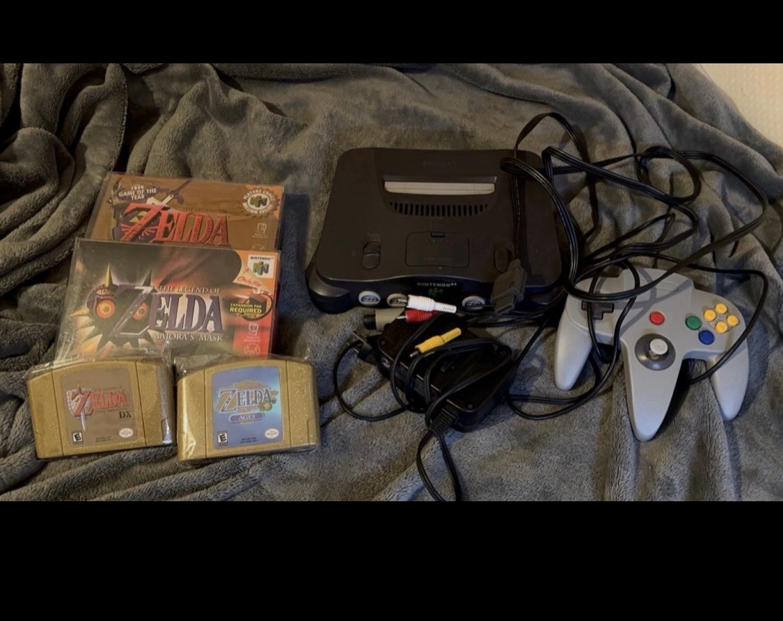 Nintendo 64 Video Game Console With Zelda Games All Repro Third Party Controller