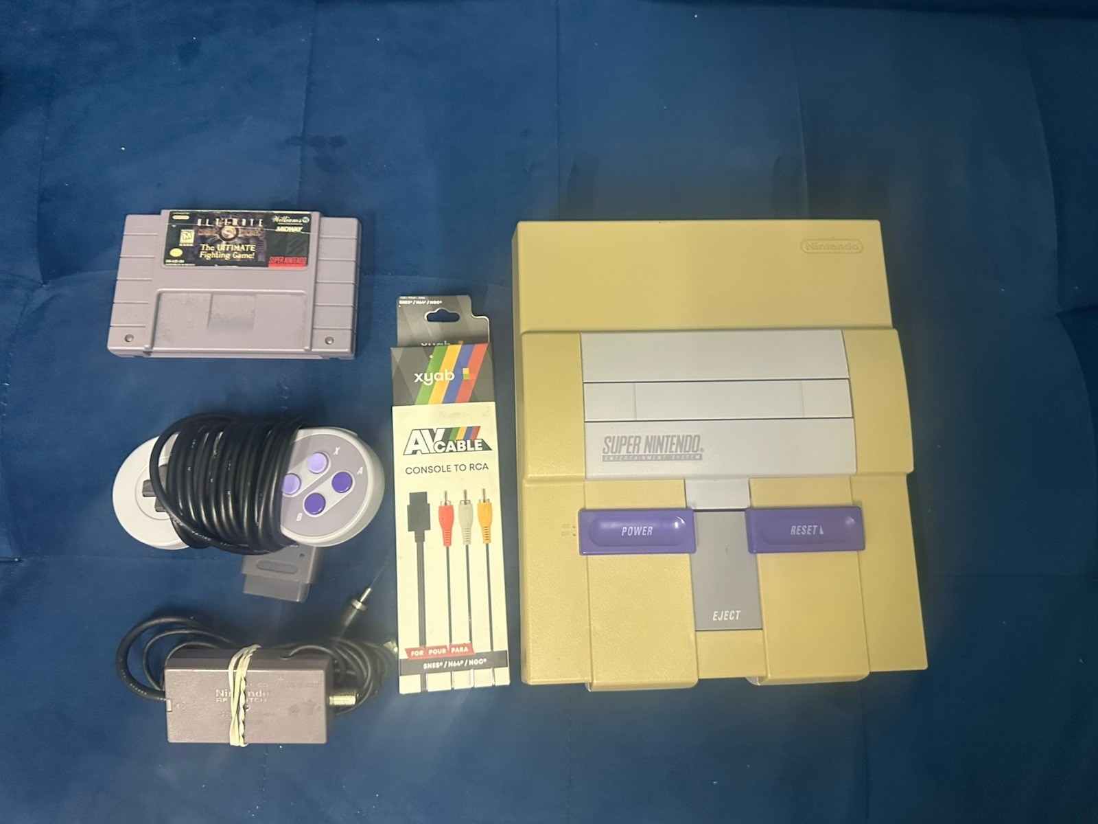 SNES Console + Mortal Kombat Bundle