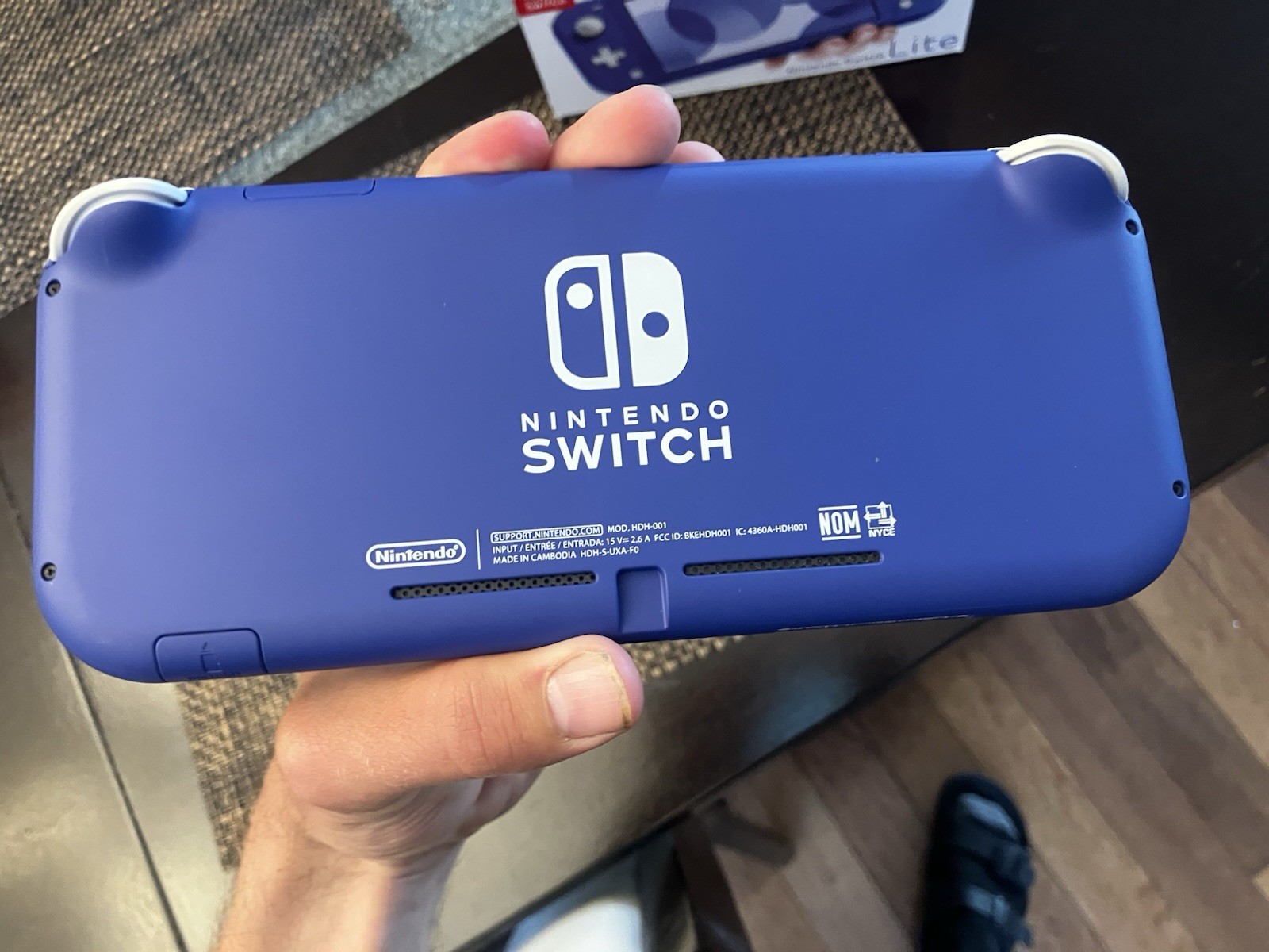 Used Switch Lite in Purple