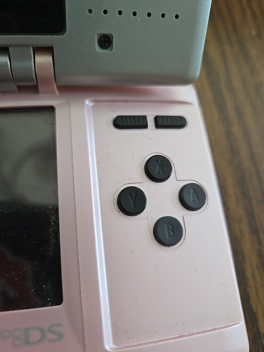 Nintendo DS Console Candy Pink Gray NTR-001 JPN 2004 nds GOOD HINGES