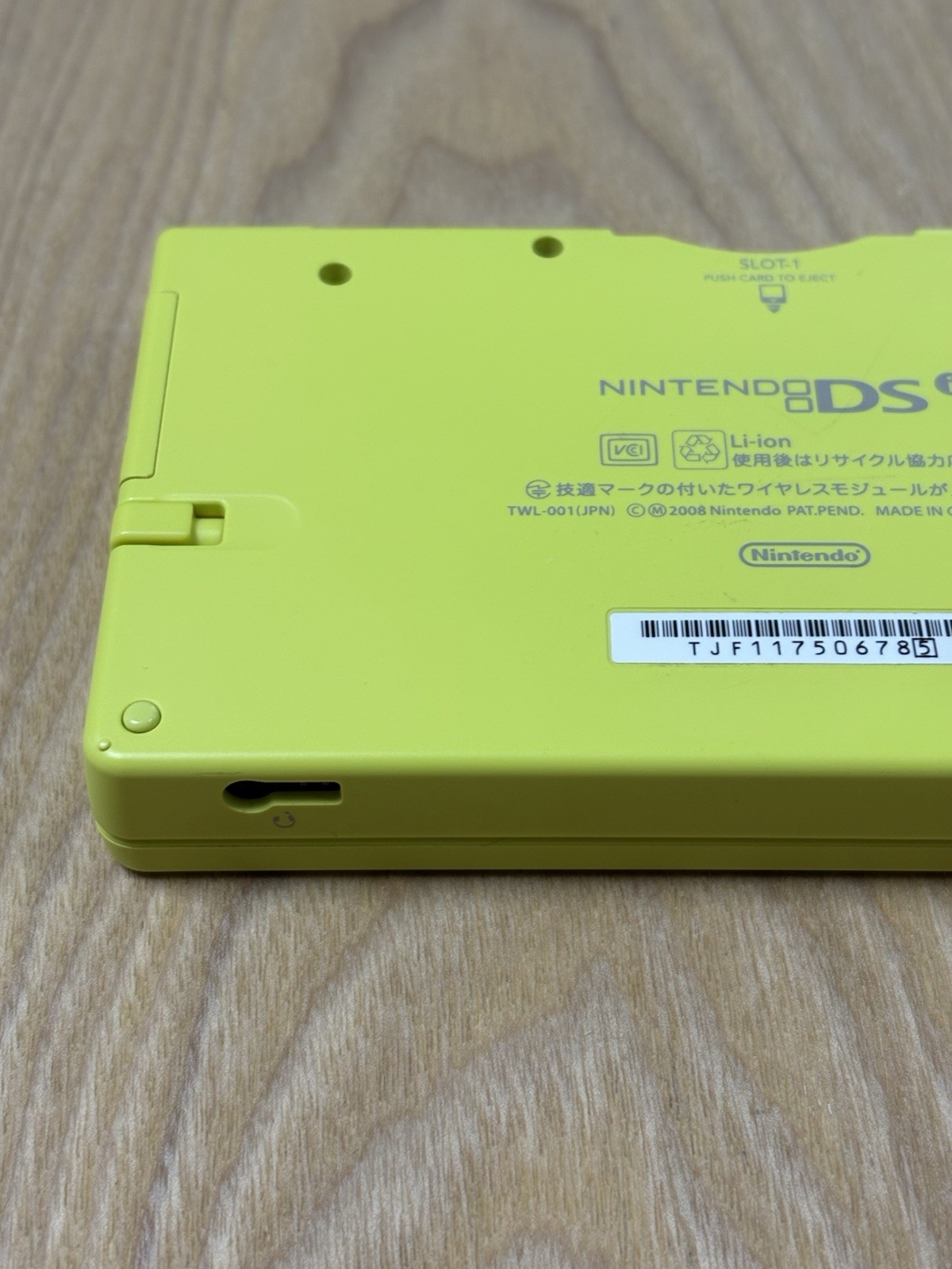Nintendo DSi Lime Green Handheld Console Tested Working Japan