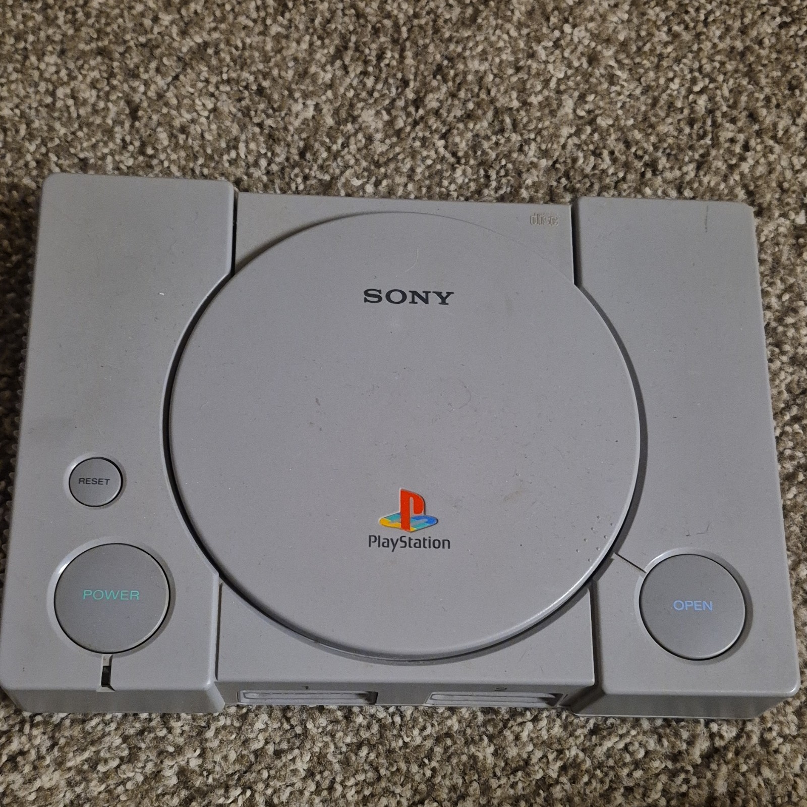 Sony PlayStation PS1 SCPH-5501 Gray Home Console NTSC-U/C 1997 Memory Card