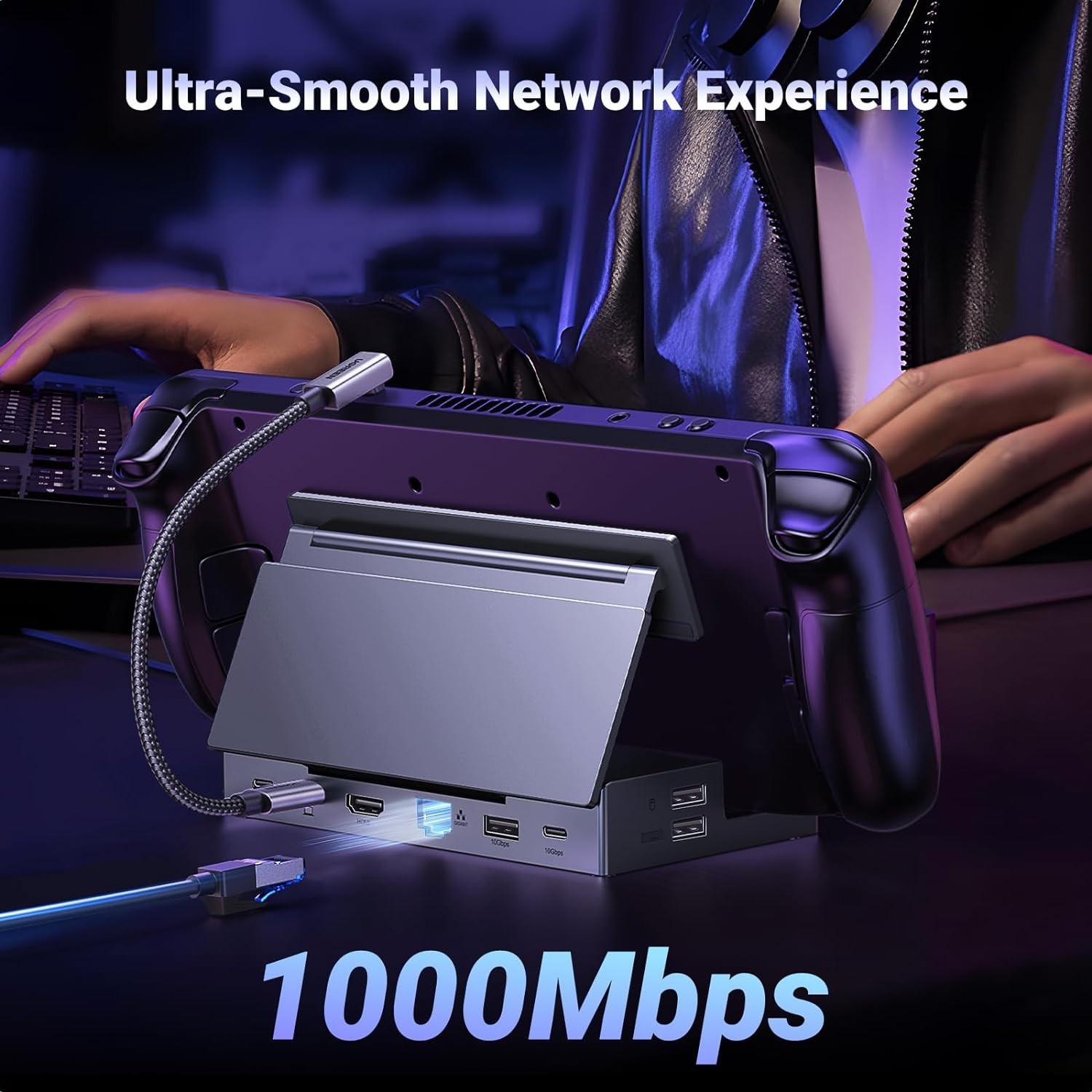 Multi-Functional Docking Station with Fast Charging and High-Resolution Support