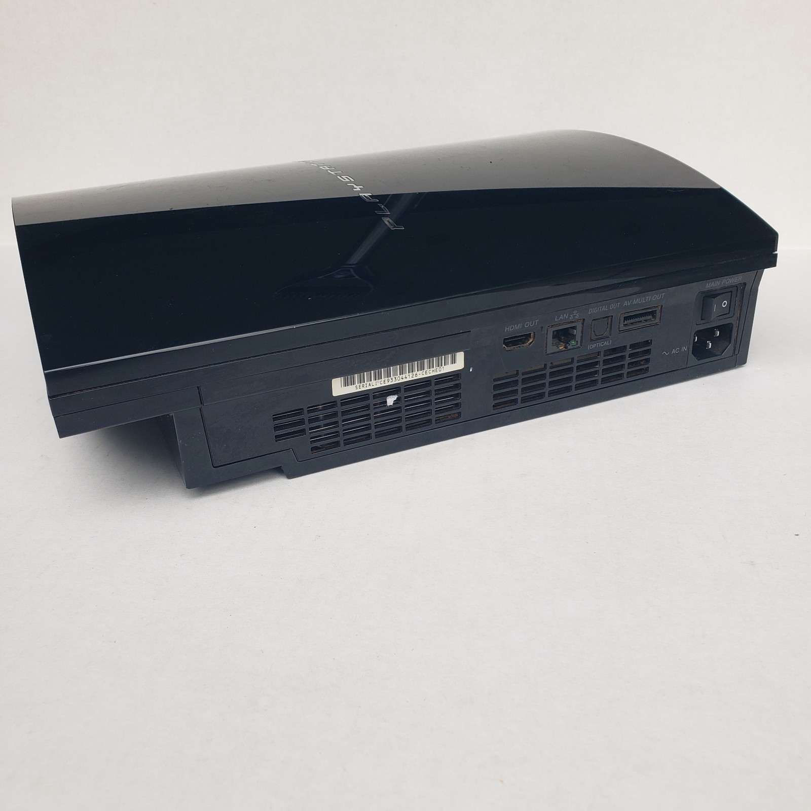 Sony PlayStation 3 PS3 CECHE01 Backwards Compatible 80GB Console AS IS READ ORNG