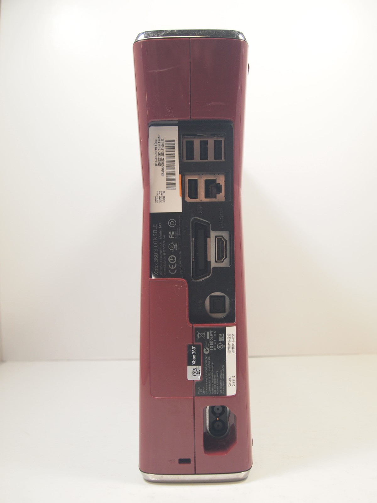 Gears of War 3 Limited Edition Xbox 360 Slim Console Only For Parts Or Repair