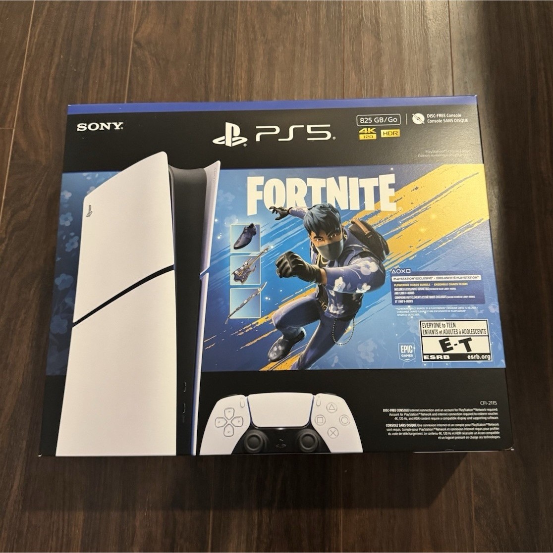 Sony PS5 Digital Edition Fortnite Bundle 825GB 4K HDR White CFI-2115