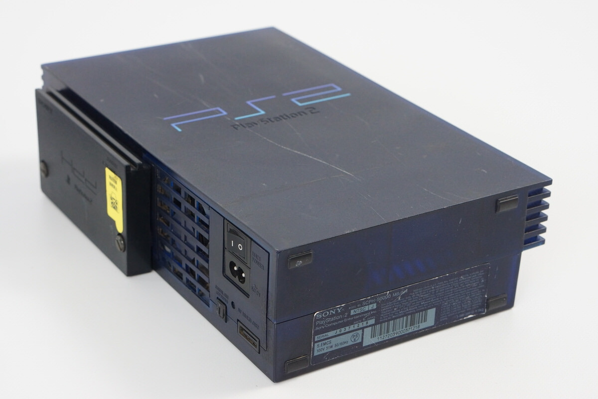 PS2 BB Console Midnight Blue SCPH-50000 MB/NH System Playstation2 -NTSC-J 9697