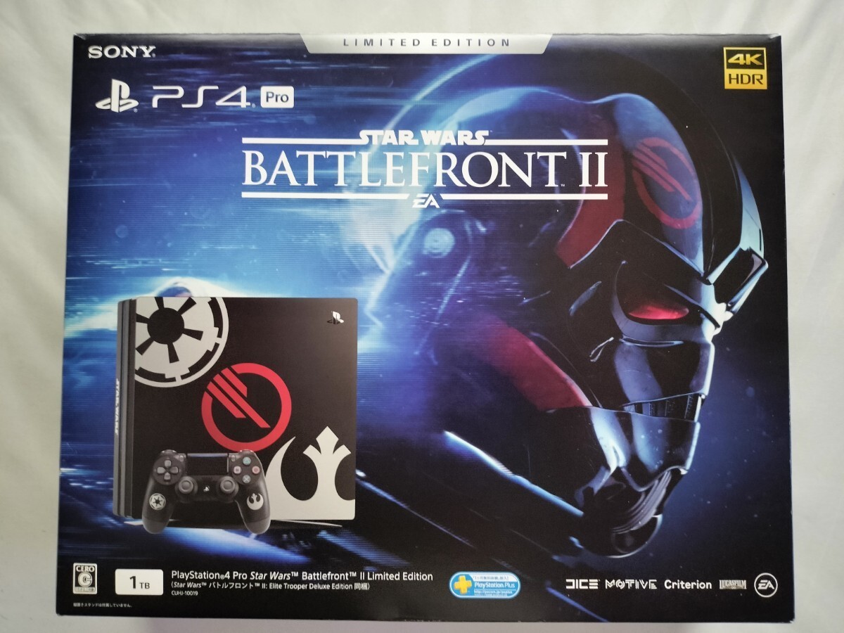Sony PlayStation 4 Pro Star Wars Battlefront II Limited Edition CUHJ‑10019