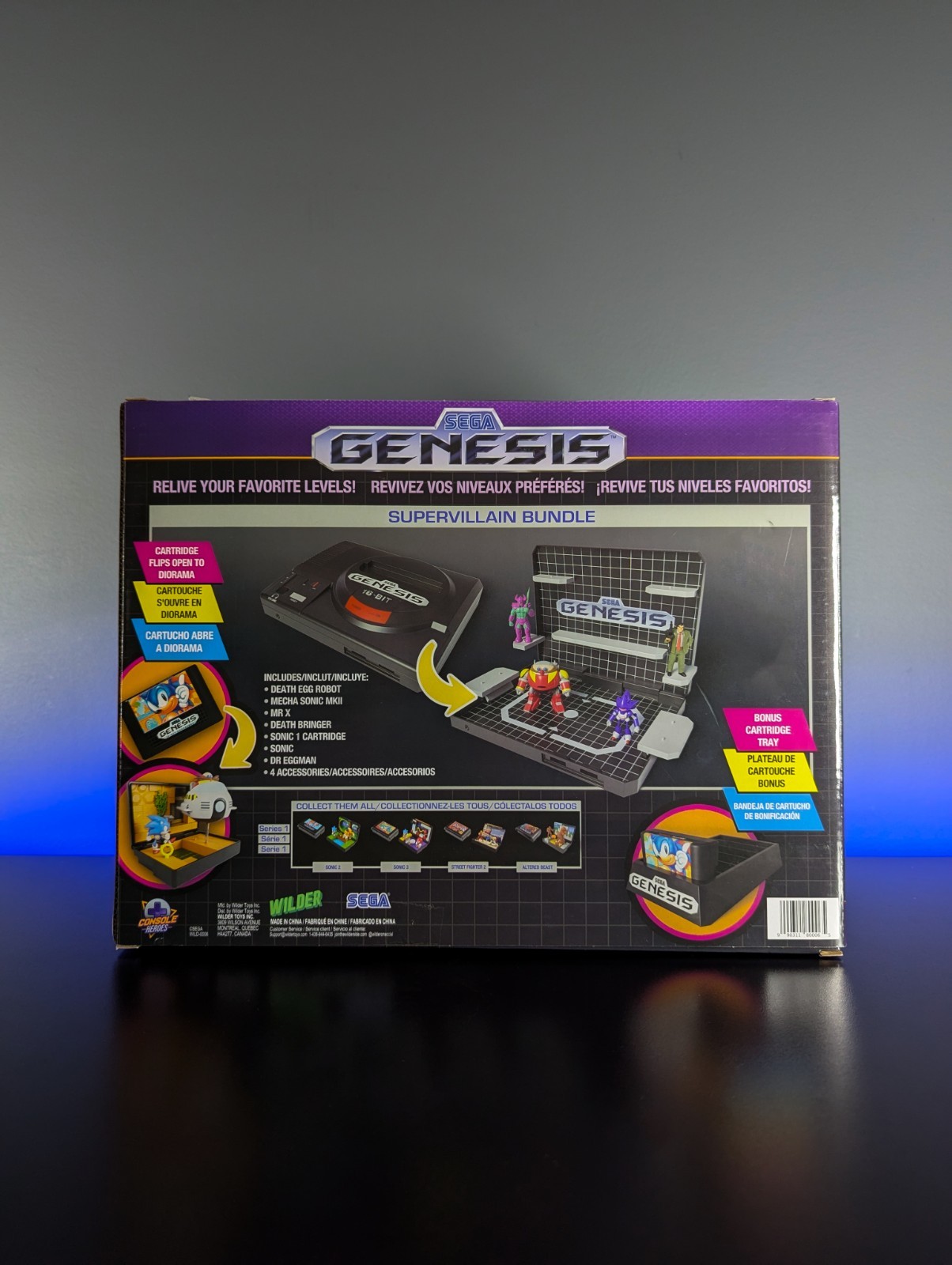 🔥 COMPLETE Sega Genesis Sonic Supervillain 5-Piece Set By Console Heroes 🔥