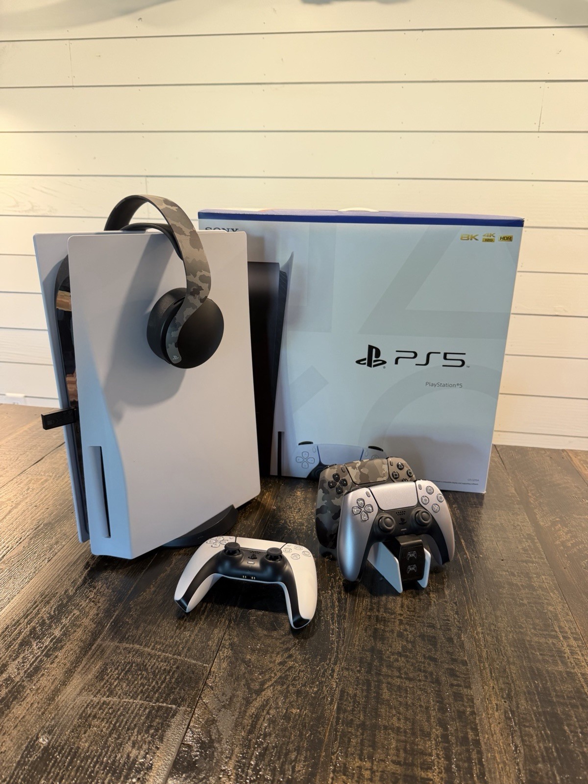 PS5 3TB Console with Controllers and Headset Excellent Condition