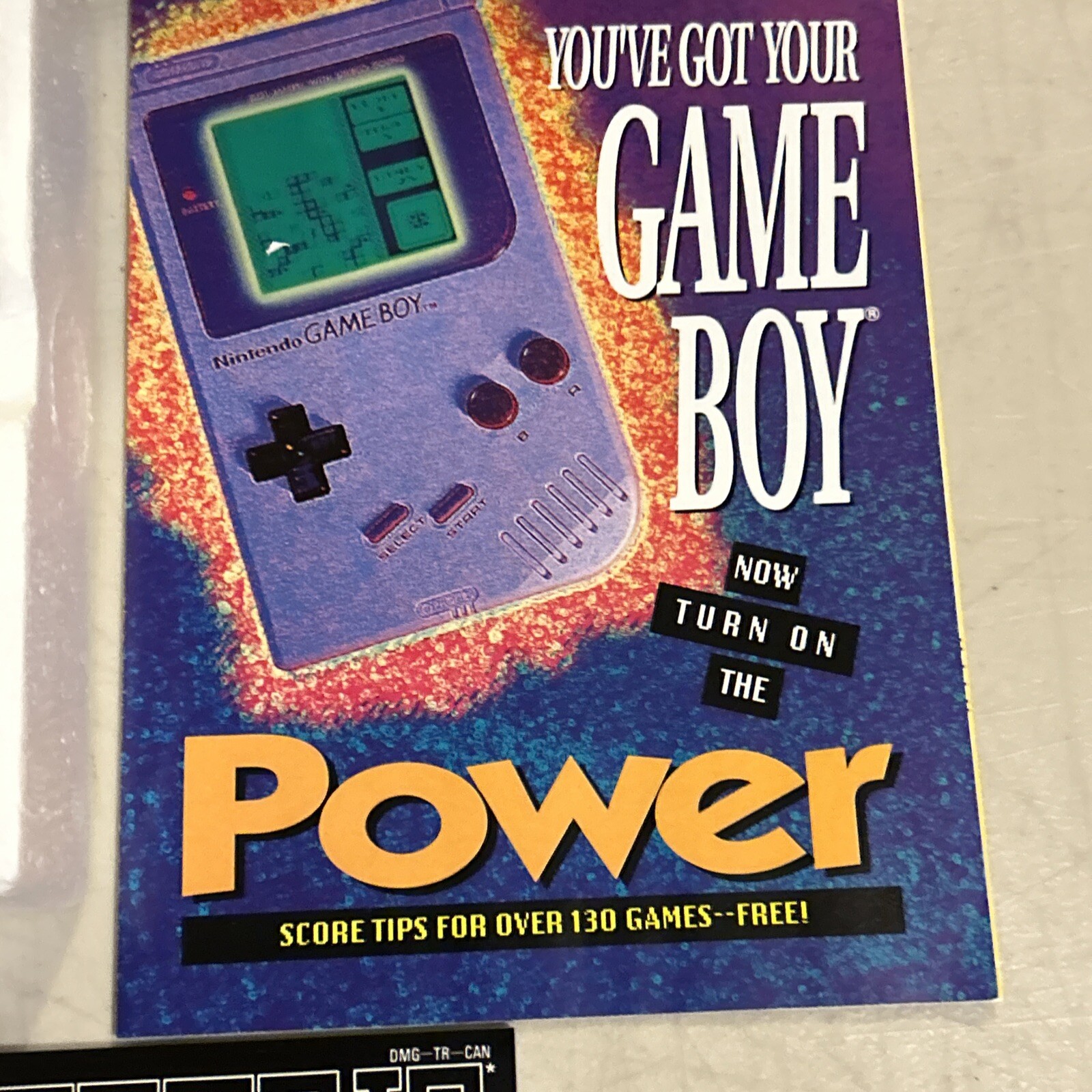 Original Game Boy Compact Video Game System Boxed W/ Manuals, Cables Tetris Nice
