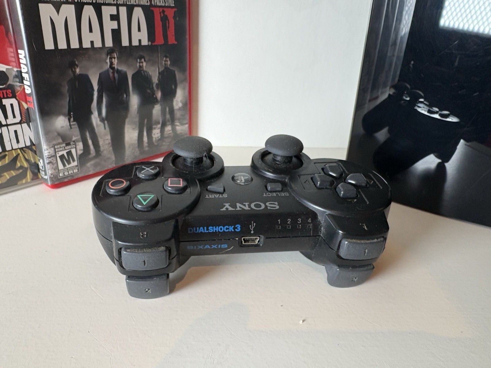 PS3 CECHE01 Backwards Compatible + 7 GREAT GAMES + DualShock 3 – Tested!!!!!